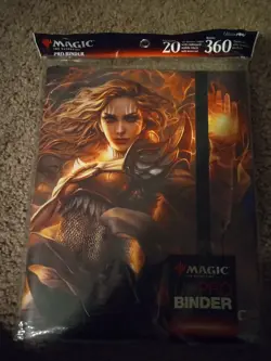 Magic the Gathering 360 card Angel binder Ultra Pro Serra the Benevolent Angel - Image 1