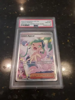 Lisia's Appeal Holo Card PSA 8 Surging Sparks 246/191 SV08 - Image 1