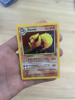 🔥 Flareon Holo - Jungle Set - 3/64 - Vintage Pokémon Card (1999) 🔥 - Image 3