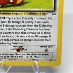 Delibird 5/64 Neo Revelation Pokemon Holo Foil Rare Card MP - Image 22