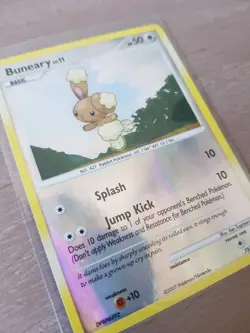 BUNEARY 73/130 DIAMOND & PEARL BASE SET, COMMON REVERSE HOLO POKEMON TCG CARD - Image 3