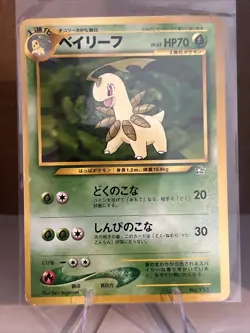Pokemon Japanese Neo Genesis Starter Set 9 Cards - Image 4