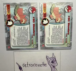 Topps Series 2 Pokémon TV Animation Cards #80 Slowbro Regular & Silver Foil LP - Image 4