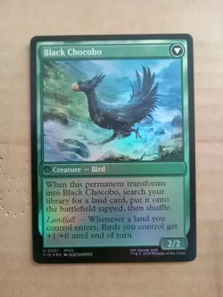 FOIL U 0201 Sidequest: Raise a Chocobo Black Final Fantasy MINT Card MTG FIN - Image 4