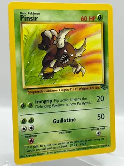Pinsir 25/64 Jungle Unlimited Non Holo Rare WotC 1999 Vintage Pokemon TCG Card - Image 2