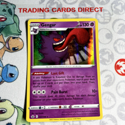 Gengar 057/198 Holo Rare Chilling Reign Pokemon Card - Image 1