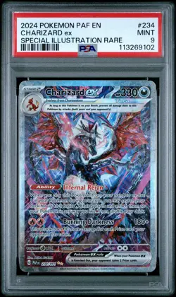 Pokemon TCG Charizard EX Paldean Fates Sir 234/091 PSA 9 - Image 3