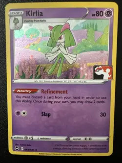 Kirlia Cosmos Holo Pokemon Prize Pack Series 3  Promo Pokemon Card NM/LP - Image 2