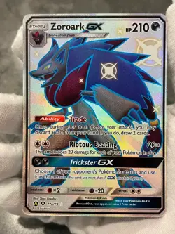 Pokémon TCG Zoroark GX 077a/073 Shining Legends Alt Art Holo Full Art Promo NM - Image 3