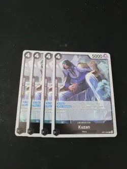 4X Kuzan OP11-084 English R A Fist of Divine Speed One Piece Card Game - Image 1