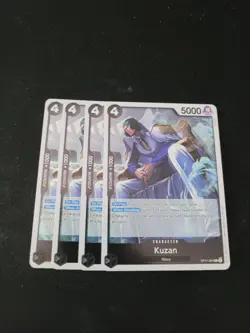 4X Kuzan OP11-084 English R A Fist of Divine Speed One Piece Card Game - Image 2
