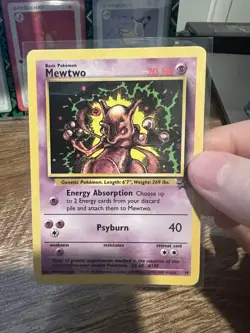 Pokémon Card Mewtwo Wizards Black Star Promos 14 Regular Promo - Image 5
