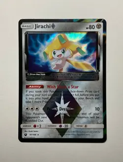 Jirachi Prism Star Holo Rare 97/168 - Pokémon Sun & Moon Celestial Storm NM - Image 1