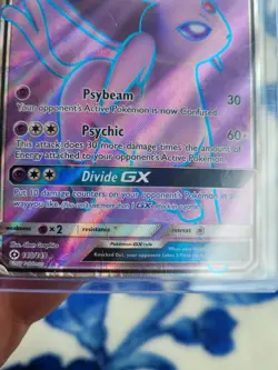 DAMAGED Played Espeon GX - 140/149 - Full Art Ultra Rare Pokemon SM Base Set - Image 3