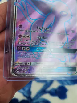 DAMAGED Played Espeon GX - 140/149 - Full Art Ultra Rare Pokemon SM Base Set - Image 4