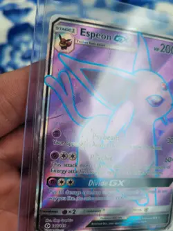 DAMAGED Played Espeon GX - 140/149 - Full Art Ultra Rare Pokemon SM Base Set - Image 5