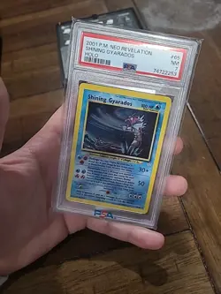 2001 POKEMON NEO REVELATION #65 SHINING GYARADOS-HOLO PSA 7 - Image 4