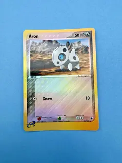 Aron 50/109 Pokemon EX Ruby Sapphire Reverse Holo Common NM-Mint - Image 1