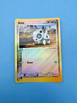 Aron 50/109 Pokemon EX Ruby Sapphire Reverse Holo Common NM-Mint - Image 3