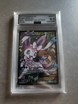 AGS 9.5 Pokémon Sylveon EX XY Generations 2016 Radiant #RC32 MINT Population 7 - Image 1