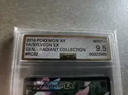 AGS 9.5 Pokémon Sylveon EX XY Generations 2016 Radiant #RC32 MINT Population 7 - Image 4