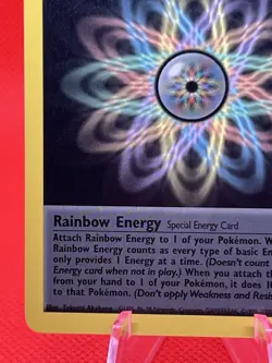 Pokemon TCG 1st Edition Team Rocket Rainbow Energy Non Holo Rare 80/82 NM - Image 5