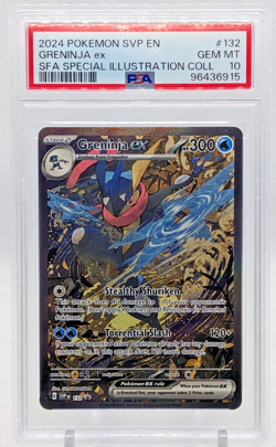 GRENINJA EX  #132 PSA 10 POKEMON 2024 SVP  BLACK STAR PROMO - Image 5