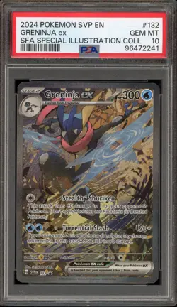 Pokemon Greninja ex SFA Special Illustration Coll. Promo SVP EN 132 PSA 10 - Image 3