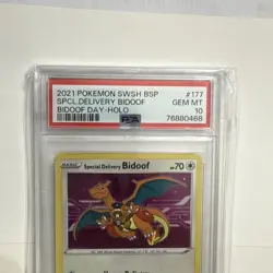 Pokemon Center Special Delivery Bidoof PSA 10 Gem Mint SWSH177 Promo  up📈💪🏼 - Image 8