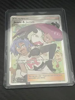 Pokémon TCG Hidden Fates Trainer Jesse and James Ultra Rare Full Art 68/68 NM - Image 4