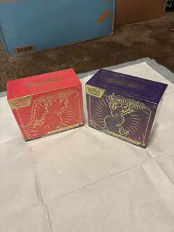 Nintendo Pokémon TCG Scarlet & Violet Elite Trainer Box set of two - Image 1