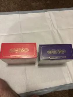 Nintendo Pokémon TCG Scarlet & Violet Elite Trainer Box set of two - Image 2