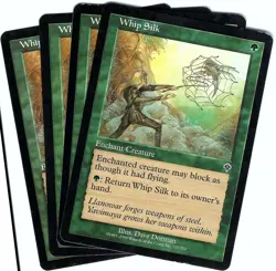 (4X) Whip Silk Invasion Common Playset - MTG Magic the Gathering Card - Image 1