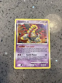 Giratina 9/127 Platinum Pokemon Card Vintage 2009 Holo LP - Image 1