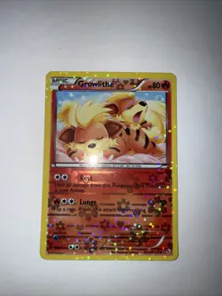 PokÃ©mon TCG Growlithe Legendary Treasures RC4/RC25 Uncommon Card LP Condition - Image 2