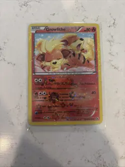 PokÃ©mon TCG Growlithe Legendary Treasures RC4/RC25 Uncommon Card LP Condition - Image 1
