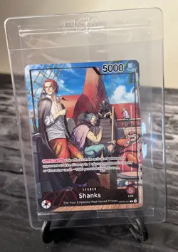 PSA One Piece Card Game SHANKS OP09-001 Holo Promo New Sealed - Image 1