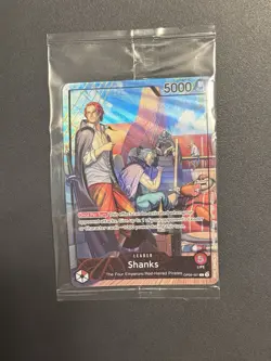 PSA One Piece Card Game SHANKS OP09-001 Holo Promo New Sealed - Image 4