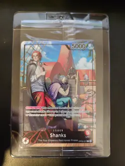 PSA One Piece Card Game SHANKS OP09-001 Holo Promo New Sealed - Image 4