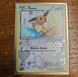 PokÃ©mon TCG Eevee Holo Card RC14/RC25 Legendary Treasures Radiant Collection - Image 1