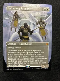 MTG - Battle Angels of Tyr (Borderless) Commander : Battle for Baldur's Gate - Image 1