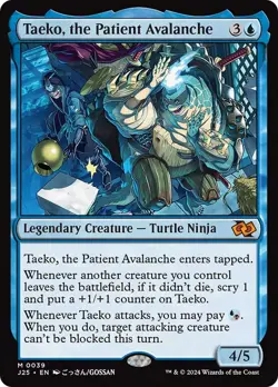 MTG  Taeko, the Patient Avalanche (Anime) [Foundations Jumpstart] Near Mint  Mag - Image 1
