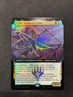MTG - Calix, Guided by Fate (Extended Art) March of the Machine: Aftermath FOIL - Image 1