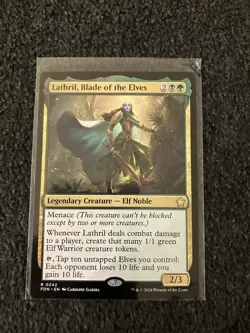 Magic The Gathering MTG - Lathril, Blade of the Elves - FDN - Image 1