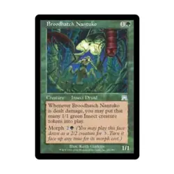 WOTC MtG Onslaught Broodhatch Nantuko (U) (Foil) NM - Image 1