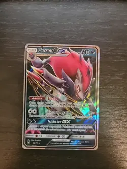 Pokemon TCG Zoroark GX Ultra Holo Rare Card 53/73 Shining Legends NM - Image 1