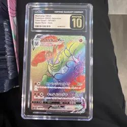 CGC 10 Pristine Machamp VMAX Rainbow 081/067 HR Time Gazer s10D Pokemon Card - Image 1