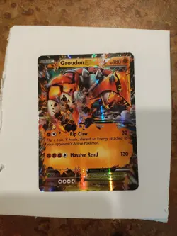 Pokemon Card XY Primal Clash Groudon EX 85/160 - Image 1