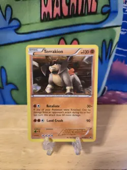 Terrakion 73/101 Holo Rare Noble Victories Pokemon Card NM W Sleeve & Top Loader - Image 1