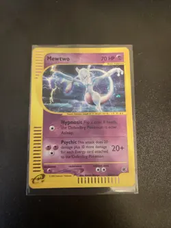 Mewtwo 020/165 Expeditions Base Set Holo RARE Pokemon TCG Nintendo E-reader - Image 1